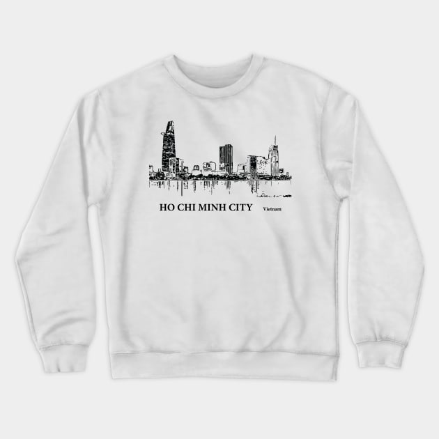 Ho Chi Minh City - Vietnam Crewneck Sweatshirt by Lakeric